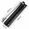 Fechador de Porta Simples para Primavera para Uso Doméstico, Amortecedor Hidráulico Leve, Silencioso, Fechador Automático de Porta Sem Furos
