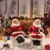Decoración del Hogar Transfronteriza Cuidadosamente Seleccionada Artesanías de Resina Escultura de Papá Noel Navideño Decoraciones Artísticas de Lujo Ligero Nórdico
