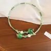 Nuevo collar irregular de cuentas acrílicas, gargantilla de diseño de nicho a la moda, sensación de lujo ligero y alta gama, accesorio para el cuello versátil