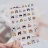 Adesivos Tomoni para Unhas com Relevo Novos Estéreo Fofos Adesivos de Unha para Crianças Decorações de Unha de Cachorrinho e Gatinho
