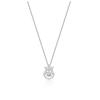 Colar de prata Xinhexing inteligente 925 prata esterlina coroa dançando batimento cardíaco pingente quente feminino clavícula corrente atacado
