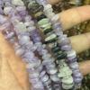 Grânulos Espaçadores de Cascalho de Ametista Mesoporosa Natural Acessórios de Pinheiro Hubei Pedra da Lua Material para Pulseira DIY Artesanal Brilhante Fina