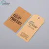 Etiquetas Colgantes Ecológicas Certificadas GRS, Etiquetas Colgantes para Ropa de Papel Kraft FSC Personalizadas de Fábrica, Etiquetas Colgantes Engrosadas con Impresión a Color