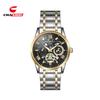 Reloj Resistente al Agua para Hombre, Estilo de Negocios, Caja de Aleación, Correa de Acero Inoxidable, Esfera Grande con Escala de Números Romanos Retro