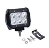 Luz LED para Coche 4 Pulgadas 18W para Techo Todoterreno Luz para Motocicleta Luz de Trabajo LED Foco de 6 LEDs Luz Alta Modelo Todoterreno
