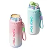 Termo Portátil para Viajes al Aire Libre Acero Inoxidable 316 Color Degradado Portátil Taza de Bebida Directa Taza de Viaje Taza de Agua Unisex