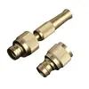 Conector de Pistola de Agua de Chorro Directo de Alta Presión de Cobre para Tubería de Piel de Serpiente Juego de 2 Piezas Juego de 5 Piezas para Tubería Lavado de Autos Riego de Flores Boquillas