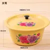Colher de Água Vermelha Tendência de Ano Novo Balde de Morango Decoração de Bolo Colher de Água Excêntrica de Natal Copo para Bolo Cupcake Tigela de Esmalte