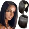 Peluca africana transfronteriza para mujer, cabello negro corto y liso, cabeza dividida, tocado de fibra química, cabello corto, disponible al por mayor