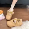 Zapatos Mary Jane de Algodón para Invierno 2026 Dopamina Súper Suaves Calientes para Exteriores Versátiles Estilo Lindo Pantuflas de Algodón para Mujer
