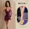 Conjunto de Pijama de Lencería Sexy para Mujer, Uniforme Sexy de Encaje Transparente, Atuendo Seductor Transparente para Juegos de Rol, Tallas Grandes, No Necesita Quitarse