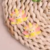 Zorro de Nueve Colas Colorido Lindo Resina Pequeños Accesorios DIY Accesorios para el Cabello Pasador Funda de Teléfono Parche Llavero Colgante Materiales