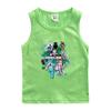 Chaleco para niños, camiseta de verano para niños, elegante, fina, sin mangas, ropa exterior, ropa para niños pequeños y medianos, entrega de una pieza