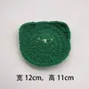 Alfombrilla Aislante Térmico Tejida a Mano Estilo Navideño para Mesa de Comedor en Casa, Posavasos para Tazas, Posavasos para Tazas de Té, Olla Caliente, Manteles Antiescaldado No