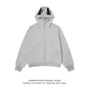 Sudadera con capucha de diseño nicho nuevo para otoño 2025 Transfronteriza para Mujer con Empalme de Remaches Ropa de Pareja Peso Pesado