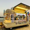 Almacén de Nube Eléctrico Food Truck Móvil Famoso en Internet Multifuncional Cafetería Bar de Té con Leche Merienda Puesto de Venta Comercial Lugar Escénico