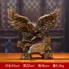 Adornos de águila gigante de gran espectáculo, decoraciones de escritorio para oficina, artesanías de resina, gabinete de TV para la entrada del hogar, sala de estar