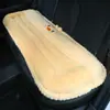 Almofada de Assento de Carro Inverno Pelúcia Quente Tapete Almofada de Assento para Bancos Traseiros em Todas as Estações Almofada Espessa