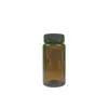 Botella multivitamínica negra de 100-140 ml con tapa de rosca, pastillas de péptidos de ostra látigo de ciervo, botella PET para té para el cuidado de la salud