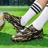 Zapatos de Fútbol de Velcro para Niños y Niñas con Uñas Largas Rotas para Adolescentes, Estudiantes de Secundaria y Primaria, Pelotas de Entrenamiento para Césped Interior