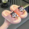 Nuevas Pantuflas Nezha 2025 para Niñas, Dibujos Animados Ao Bing para Niños, Verano, Hogar, Antideslizantes, Zapatos de Interior Ecológicos para Bebés Niños