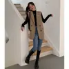 Foto real do novo colete feminino outono 2026, colete blazer slim fit versátil estilo coreano para mulheres 17763