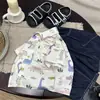 Camisas de Manga Corta para Niños, Camisas Florales para Niños, Tops Ligeros de Verano para Niños Estilo Hong Kong, Ropa de Verano para Bebés Niños Estilo Coreano, Moderno