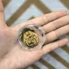 Pegatina para Teléfono Beige Dorado Agua Caqui Ruyi Oro Puro Pegatina para Teléfono Princesa Por Favor Hazte Rico Regalo Viral Pegatina Dorada