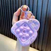 Juguete de Venta Rápida Llavero Squishy Divertido Juguete de Burbujas para Estudiantes Llavero de Coche Máquina de Muñecas Colgante Pequeño Venta al por Mayor