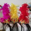Sombrero de Flor de Pluma de Xinjiang, Sombrero Uigur para Mujer, Tocado de Baile de Xinjiang con Trenzas, Sombrero de Flor con Lentejuelas para Actuación de Baile