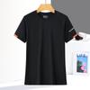 Camiseta de Manga Corta de Seda Helada con Estampado de Ciervo Bugu para Mujer, Moda de Verano, Nueva, Transpirable al Frío, para Correr, Deportes, Montañismo, Secado Rápido