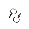 Pendiente de Oreja Cónico de Moda para Hombre Tendencia Distintivo Pendiente Individual Joyería Estilo Frío Ins Pendientes Geométricos para Hombre Hip-Hop