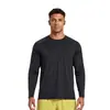 Camiseta deportiva de cuello redondo para hombre, para otoño e invierno, transfronteriza, fresca y protectora del sol, de manga larga, secado rápido, para ciclismo al aire libre