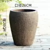 Fabricante de Pátio Retrô para Exterior de Grande Calibre Vaso Grande para Flores Tanque de Água Vaso para Flores de Cerâmica Grossa Zisha Cerâmica Doméstica Tamanho Extra Grande