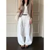 Pantalones Acampanados de Cintura Alta para Mujer ICCIICC, de Pierna Recta, para Adelgazar, Verano, Casual, Modelo 2207