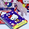 Cuaderno Espiral Temático de Gatos con Bolsillo de Diseño Único y Cinta Mágica, Bloc de Notas para Estudiantes, Papelería de Estudio, Transfronterizo