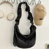 Bolsa Feminina de Moda Transfronteiriça 2026 Verão Nova Casual Simples Versátil Grande Capacidade Ombro Único Transversal Bolsa Bolinho