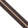 No. 3 y No. Cremallera de 5 Dientes de Nylon Plateados con Electrochapado en Oro Claro, Hecha a Medida por el Fabricante para Bolsos, Ropa y Textiles del Hogar
