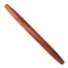 Rolo de massa de ébano com pontas arredondadas e pontiagudas, rolo de massa de madeira maciça para assar, produto de alto valor e popular.