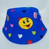 Sombrero de Pescador Nuevo Estilo para Niños con Linda Cara Sonriente y Estampado de Personalidad con Forma de Corazón, Protección Solar y Protección UV para Exteriores