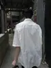 Camisa Juvenil de Manga Corta Hueca Estilo Coreano para Hombre, Fresca y Elegante de Verano, Chaqueta de Media Manga de Alta Gama para Pareja Juvenil