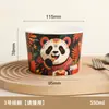 Tigela de Papel Descartável, Redonda, Espessada, Tigela para Lanche para Levar, Marmita de Grau Alimentício para Uso em Barracas, Personalizável para Uso Doméstico e Comercial, Tigela de Arroz Estilo Chinês