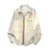 2026 Nueva Camisa de Manga Larga Tie-Dye para Hombre de Comercio Exterior Estilo Coreano Marca de Moda Tendencia Moda Holgada Tallas Grandes Casual para Hombre