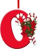 Adornos colgantes con letras en inglés, acrílicos, planos, para árbol de Navidad, decoración para fiestas en casa, regalos, nuevos y creativos, transfronterizos