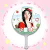 Lu Yuxiao Artículos de Celebridad Publicidad para Fans Abanico Transparente Materiales para Manualidades
