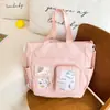 Bolsas Bidimensionais para Meninas com Bom Visual, Bolsas de Estudo Frescas e Doces em Cores de Doce para Meninas, Bolsas Diárias Leves