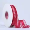 Cinta Ensanchada, Cinta de Colores, Cinta de Satén, Caja de Regalo, Empaque de Flores, Caja para Pasteles, Cinta Adhesiva de Embalaje, Cinta de Satén con Borde de 2.5 cm