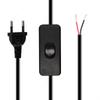 Cabo de Alimentação para Luminária de Mesa, Cabo com Plugue Interruptor para Cobertor Elétrico, Cabo de Dados com Plugue de Dois Pinos Padrão Nacional 303, Dimmer com Mudança de Cor