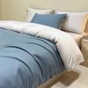 Juego de cama de cuatro piezas de algodón de fibra larga de Xinjiang Clase A Funda de edredón de algodón Ropa de cama de algodón Sábana Edredón Juego de tres piezas