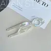 Nuevo Pasador de Acetato de Alan Pasador en Forma de U para Mujer Artefacto Pasador de Cabeza de Bola 2025 Peine Cortado Pasador de Pelo Pasador de Pelo